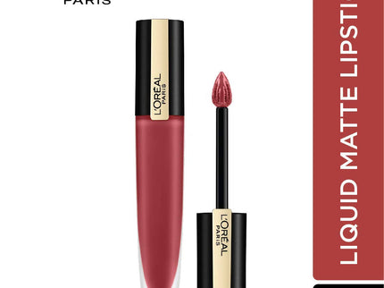 L'Oreal Paris Rouge Signature Matte Liquid Lipstick - 129 I Lead