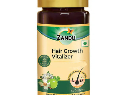 Zandu Hair Growth Vitalizer Capsules - 60 caps