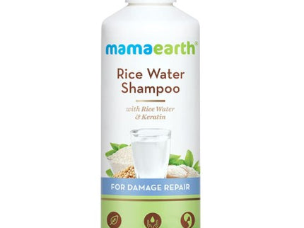 Mamaearth Rice Water Shampoo with Keratin (250ml)