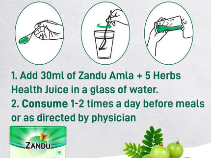 Zandu Amla + 5 Herbs Health Juice