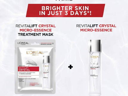 L'Oreal Paris Revitalift Crystal Micro-Essence And Crystal Sheet Mask