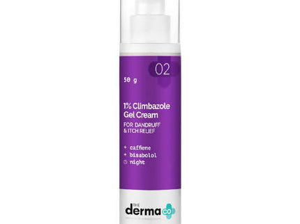 The Derma Co 1% Climbazole Gel Cream Anti Dandruff & Itch Relief - 50 gms