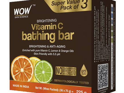 Wow Skin Science Brightening Vitamin C Bathing Bar