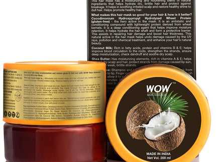 Wow Skin Science Coconut Milk Hair Mask - 200 ml