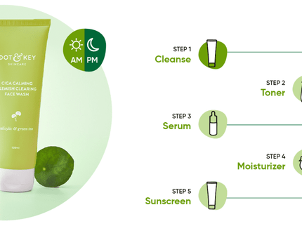 Dot & Key Cica Calming Blemish Clearing Face Wash - 100 ml