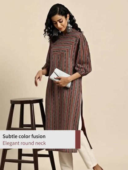 Anayna Women Striped Kurta