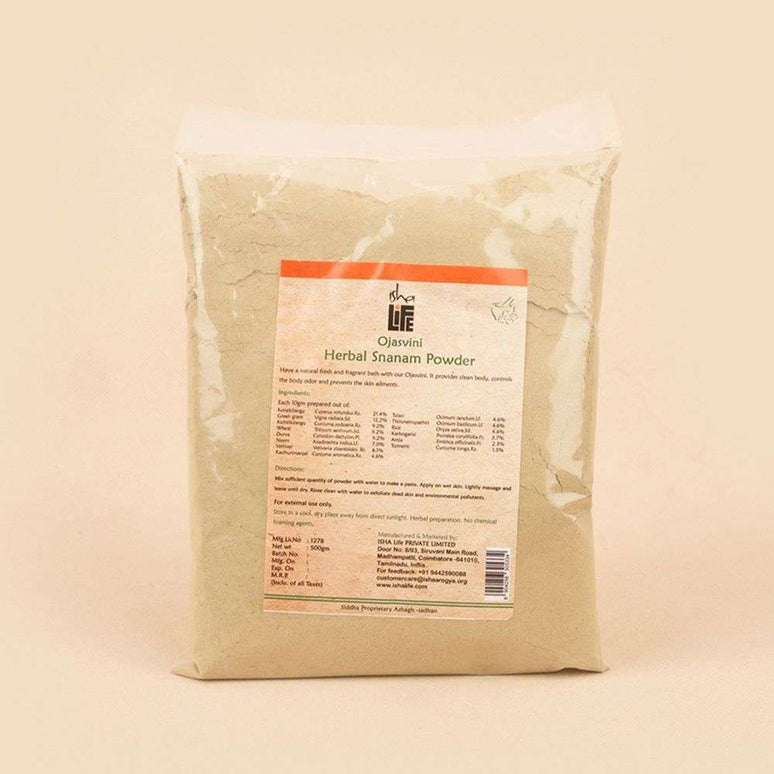 Isha Life Ojasvini traditional herbal snanam powder (Bath Powder)