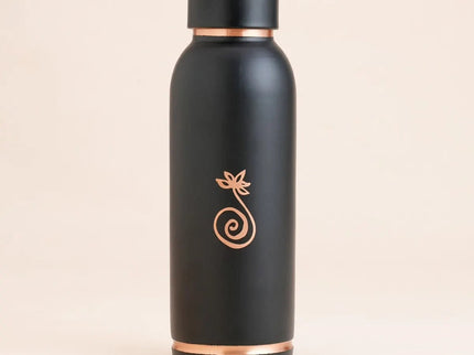 Isha Life Compact Copper Water Bottle (Coated) – 700 ml