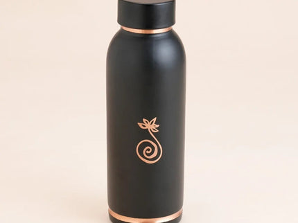 Isha Life Compact Copper Water Bottle (Coated) – 700 ml