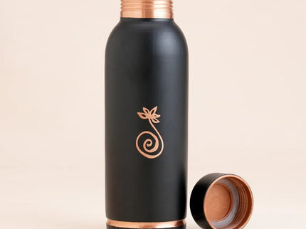 Isha Life Compact Copper Water Bottle (Coated) – 700 ml