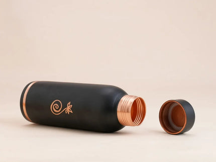 Isha Life Compact Copper Water Bottle (Coated) – 700 ml