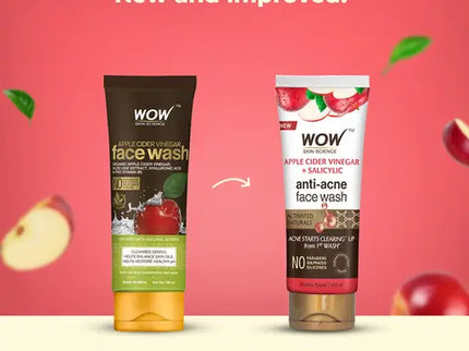 Wow Skin Science Apple Cider Vinegar Foaming Face Wash