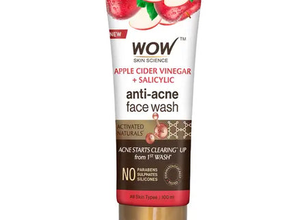 Wow Skin Science Apple Cider Vinegar Foaming Face Wash