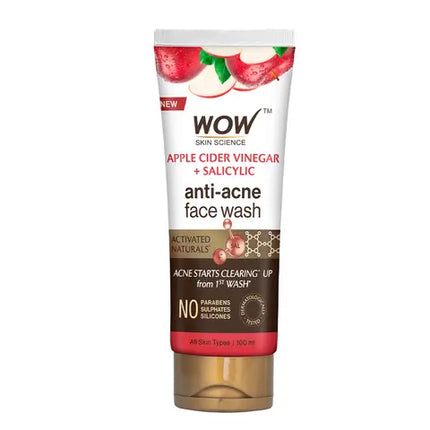 Wow Skin Science Apple Cider Vinegar Foaming Face Wash