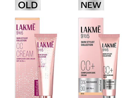 Lakme 9 to 5 Cc+ Complexion Care Cream SPF 30 Pa++ - 9 gms