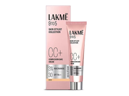 Lakme 9 to 5 Cc+ Complexion Care Cream SPF 30 Pa++ - 9 gms
