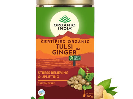 Organic India Tulsi Ginger Tea - 100 gms