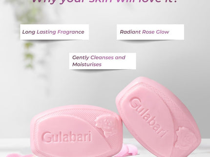 Dabur Gulabari Pure Rose Soap - 150 gms