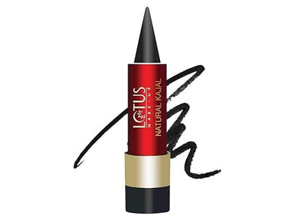 Lotus Make-Up Natural Kajal Black NK04 - 4 gms