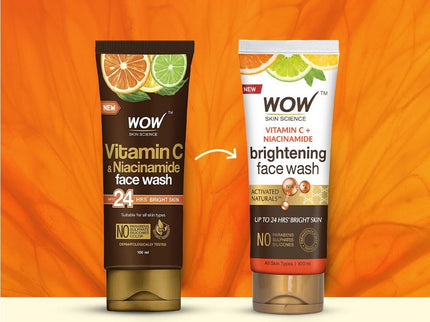 Wow Skin Science Brightening Vitamin C Face Wash