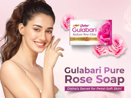 Dabur Gulabari Pure Rose Soap - 150 gms