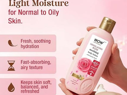 Wow Skin Science Himalayan Rose Body Lotion - 400 ml