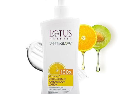 Lotus Herbals WhiteGlow Vitamin C Deep Moisture Hand & Body Lotion