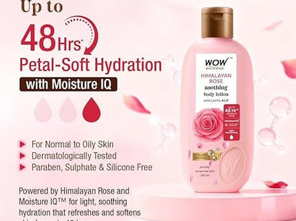 Wow Skin Science Himalayan Rose Body Lotion - 400 ml