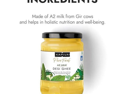 Kapiva Ayurveda A2 Desi Cow Ghee - 500 ml