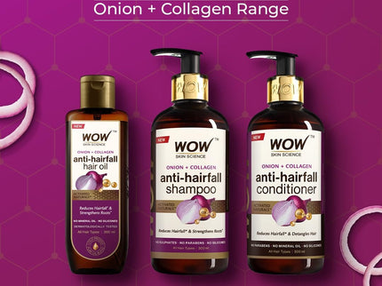 Wow Skin Science Onion Black Seed Oil Ultimate Hair Care Kit