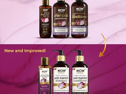 Wow Skin Science Onion Black Seed Oil Ultimate Hair Care Kit