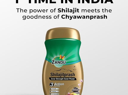 Zandu Shilajitprash Dual Goodness of Chyawanprash