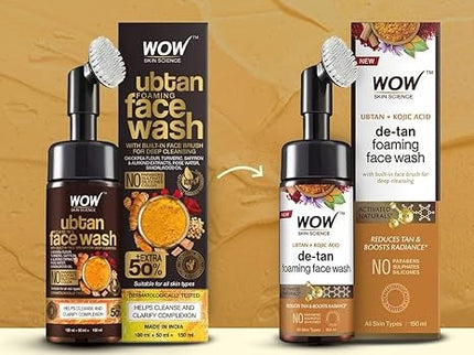 Wow Skin Science Ubtan Foaming Face Wash