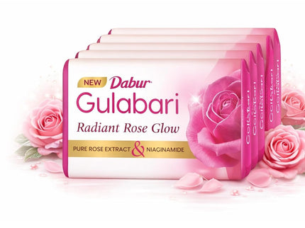 Dabur Gulabari Pure Rose Soap - 150 gms