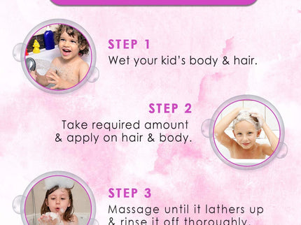 Wow Skin Science Kids Tip To Toe Wash Shampoo & Conditioner & Body Wash (Mango) - 300 ml