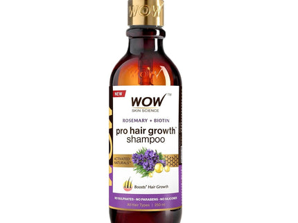 WOW Skin Science Rosemary & Biotin Pro Hair Growth Shampoo - 250 ml