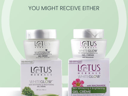 Lotus Herbals Whiteglow Skin Brightening Gel Creme SPF 25 PA+++