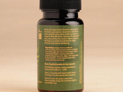 Isha Life Neem Powder in Veg Pills - 60 Caps