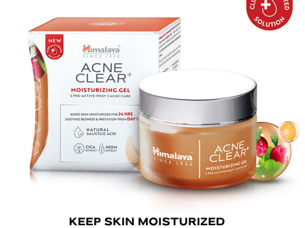 Himalaya Acne Clear+ Moisturizing Gel - 50 ml