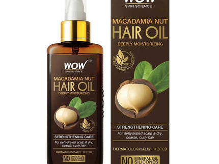 Wow Skin Science Macadamia Nut Hair Oil - 150 ml