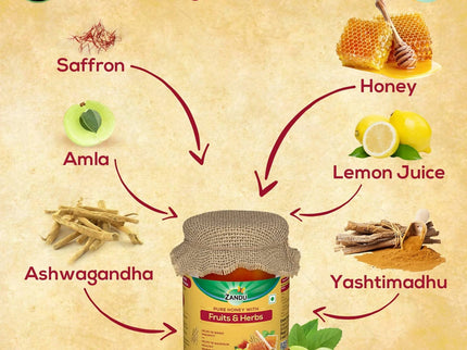 Zandu Pure Honey with Fruits & Herbs