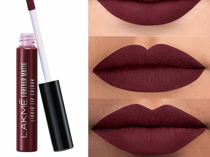 Lakme Forever Matte Liquid Lip Colour Wine Touch - 5.6 ml
