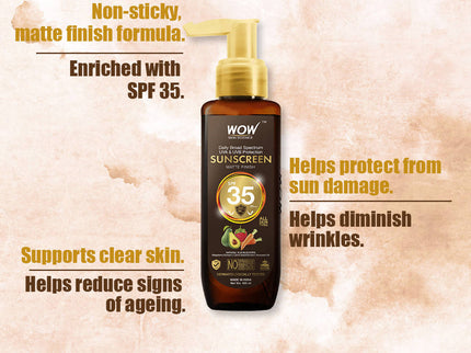 Wow Skin Science Sunscreen Matte Finish - SPF 35 PA++ - 100 ml