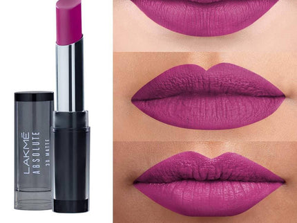 Lakme Absolute 3D Lipstick Explosive Purple - 3.6 gms