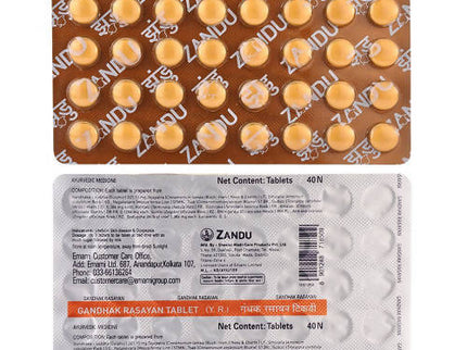 Zandu Gandhak Rasayan Tablets