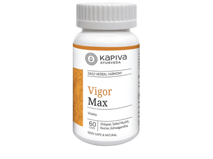 Kapiva Ayurveda Vigor Max Capsule bottle - 60 capsules
