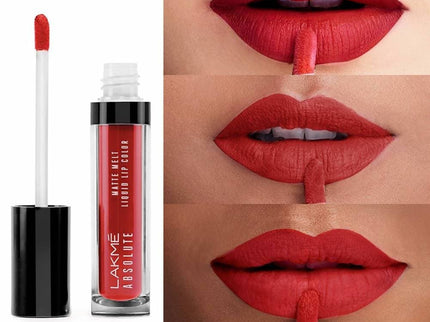 Lakme Absolute Matte Melt Liquid Lip Color Red Smoke - 6 ml