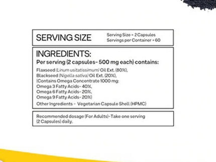 OZiva Plant Based Omega 369 Capsules