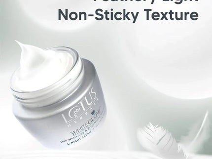 Lotus Herbals Whiteglow Skin Whitening & Brightening Nourishing Night Creme