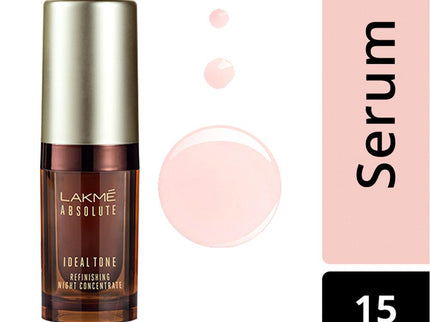 Lakme Absolute Ideal Tone Refinishing Night Concentrate - 15 ml